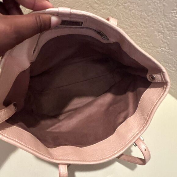 Jimmy Choo Sasha Star Studded Tote Bag Light Pink Silver Grunge Punk Whimsigoth - Picture 6 of 16